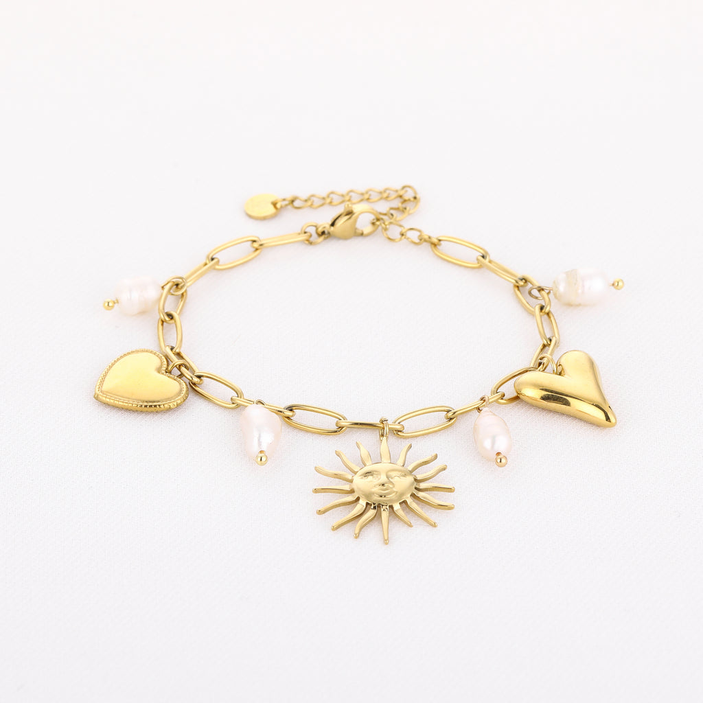 Amora Sol Armband | Goud