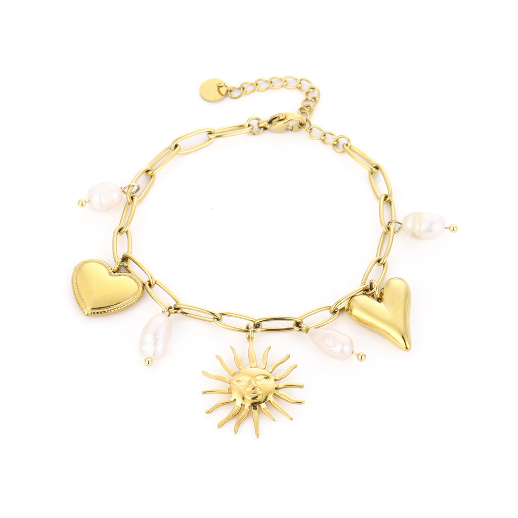 Amora Sol Armband | Goud