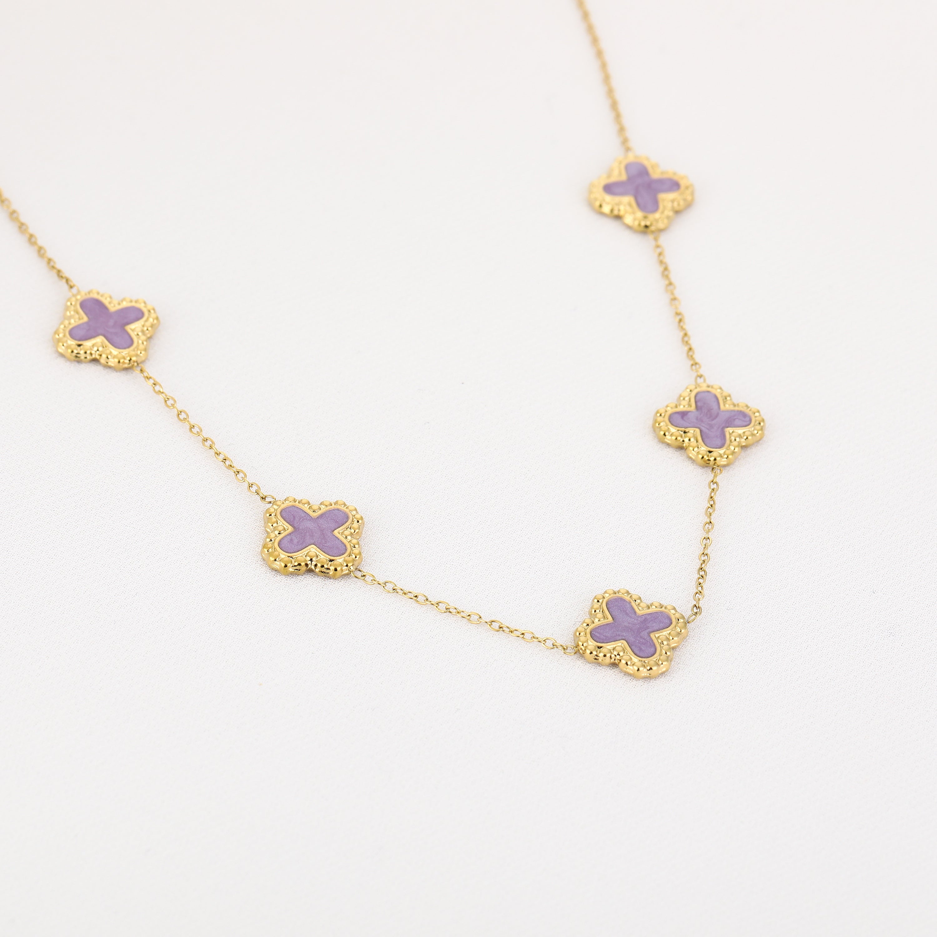 Cloverly Ketting | Lila