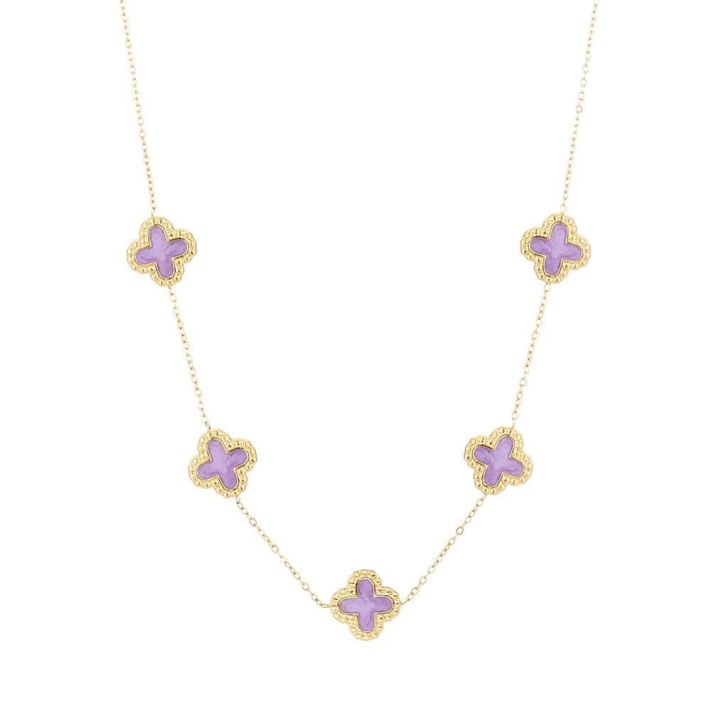 Cloverly Ketting | Lila