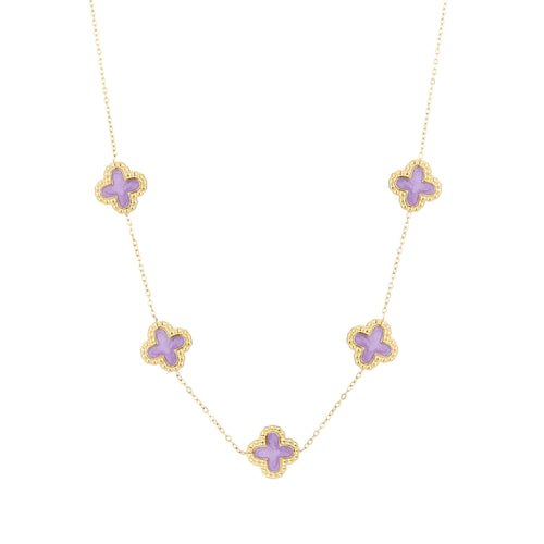 Cloverly Ketting | Lila