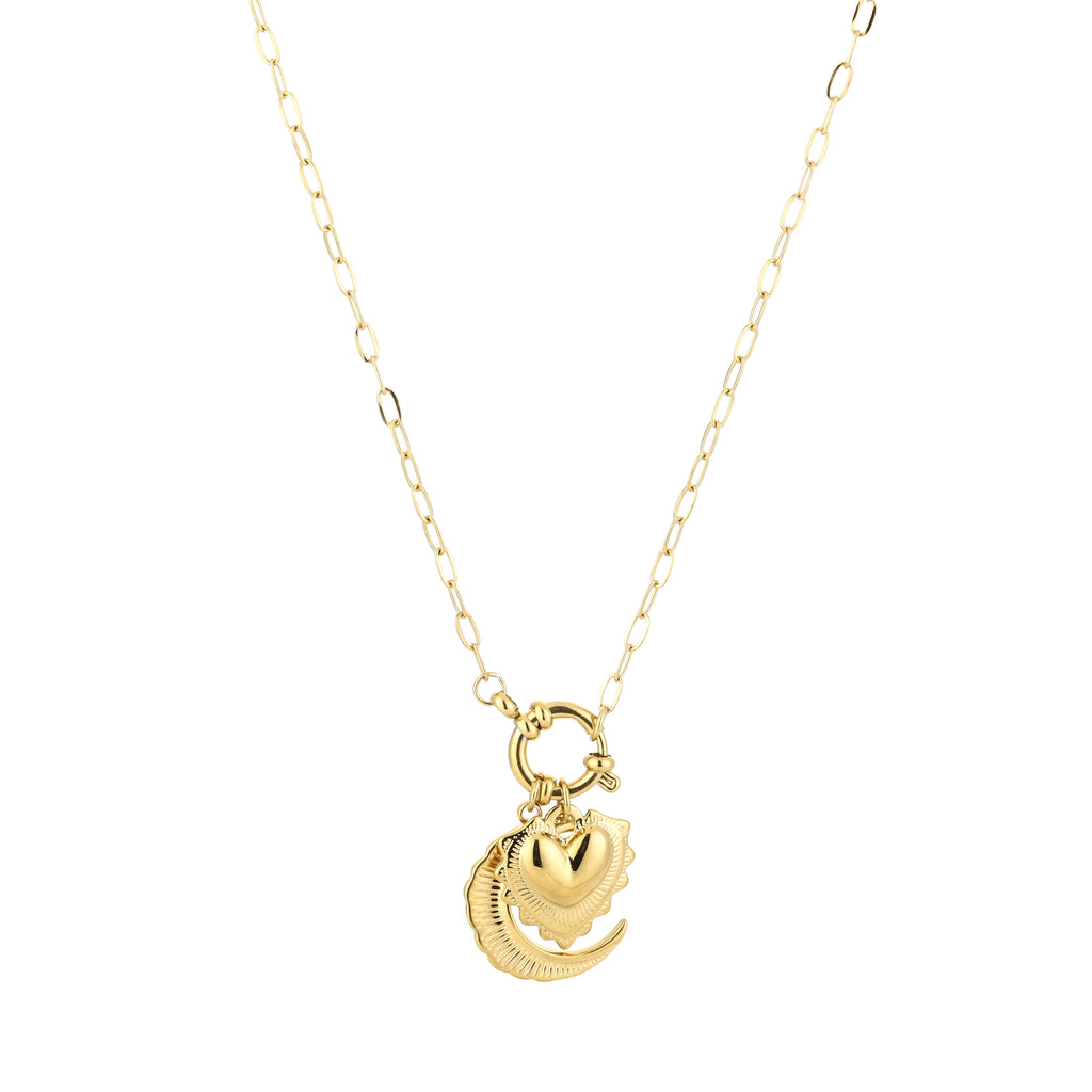 Luna Amour Ketting | Goud