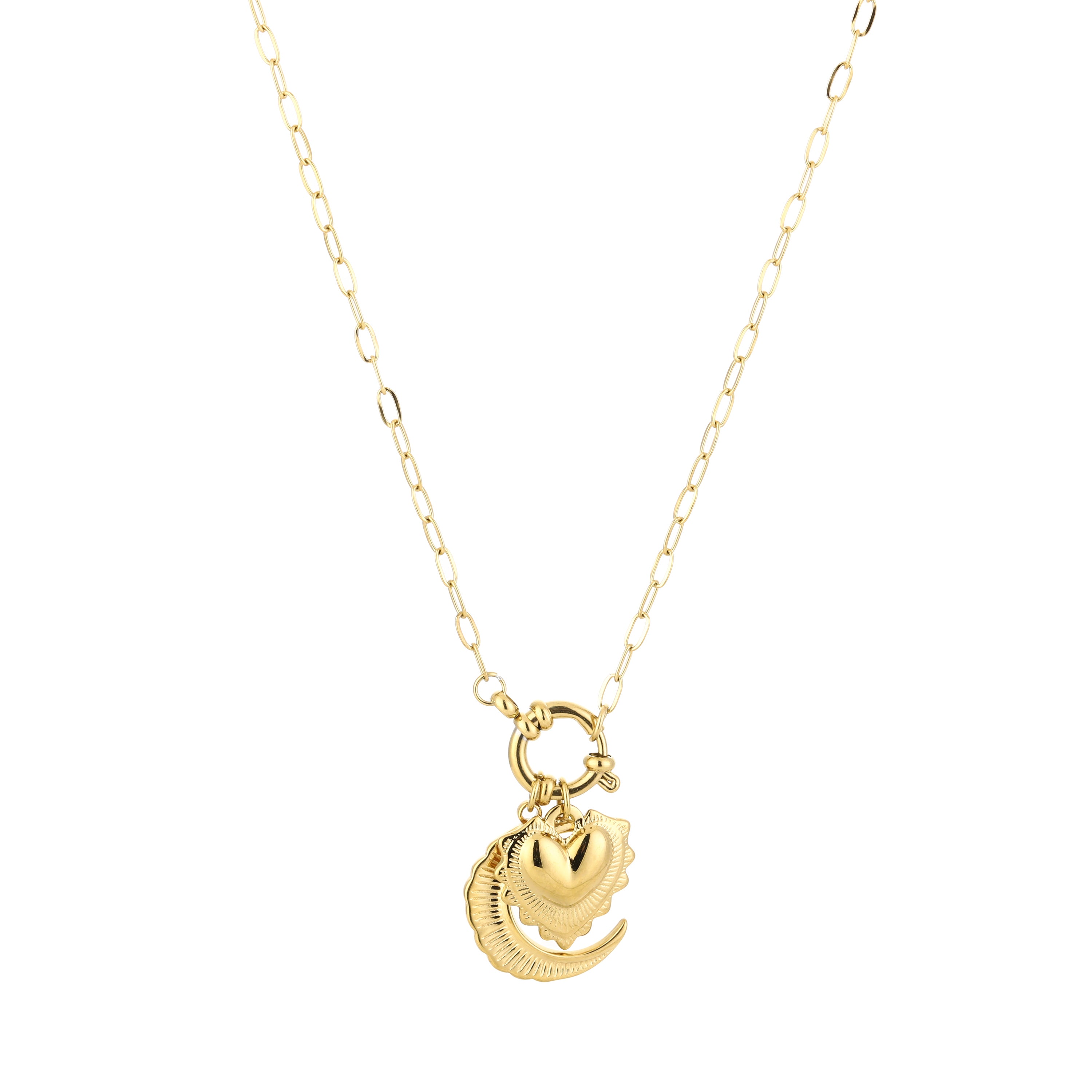 Luna Amour Ketting | Goud