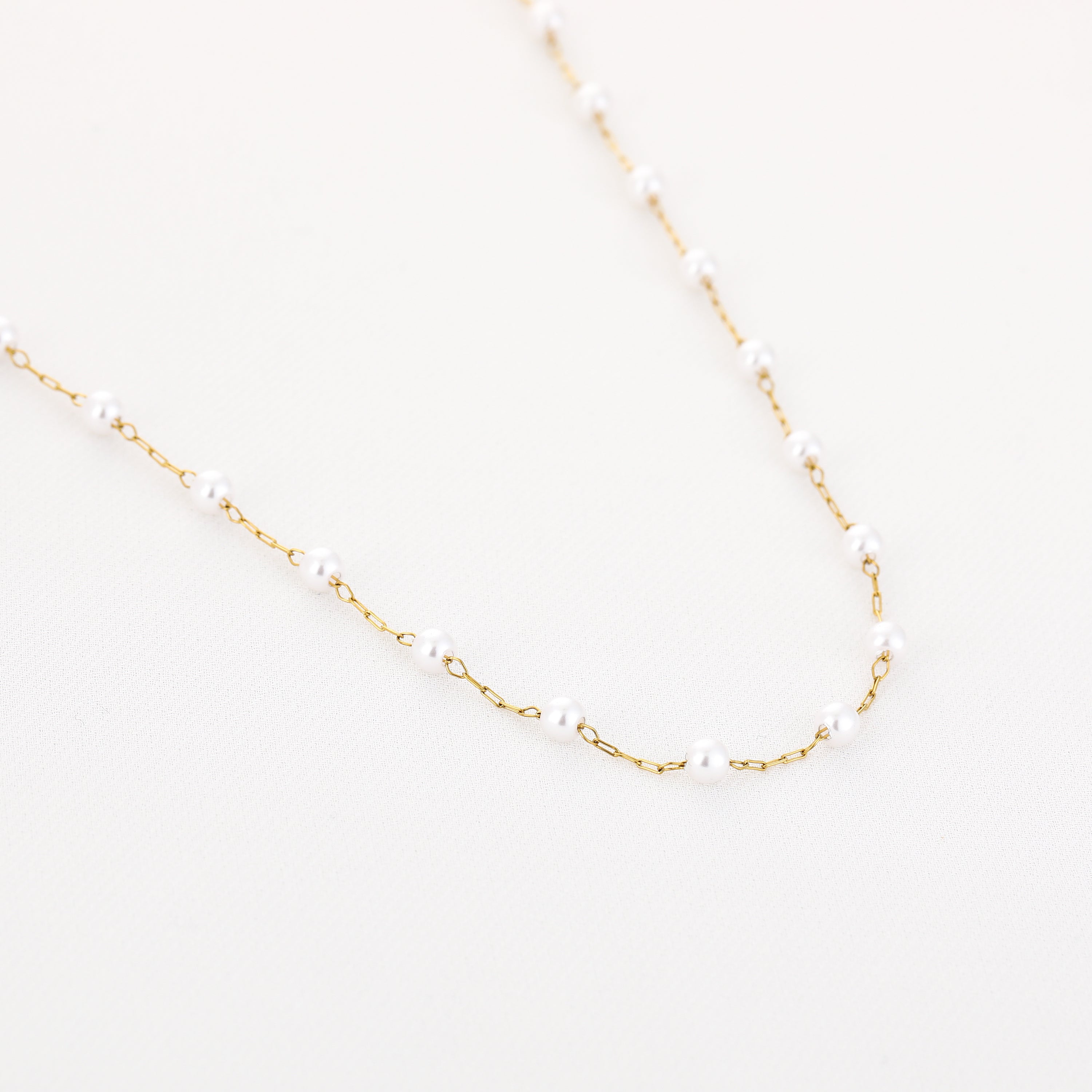 Pearl Drop Ketting | Goud