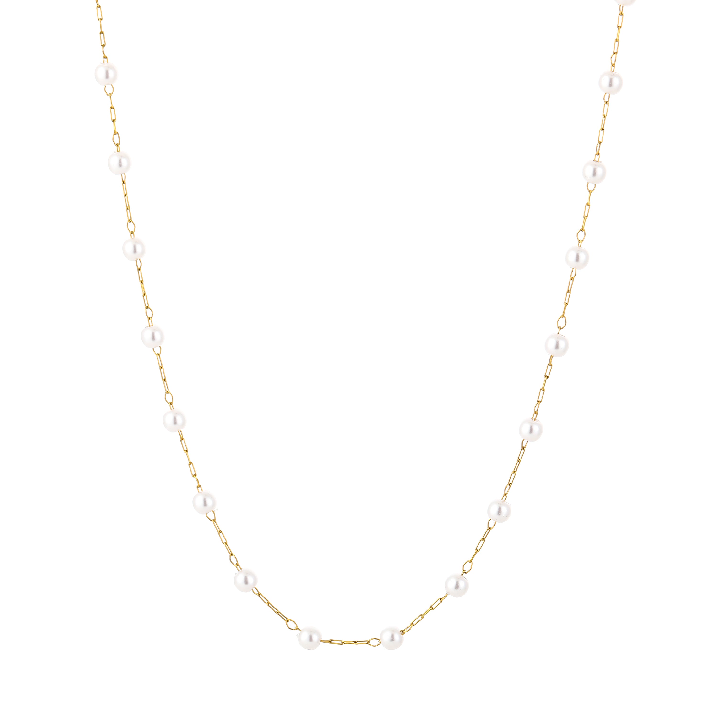 Pearl Drop Ketting | Goud