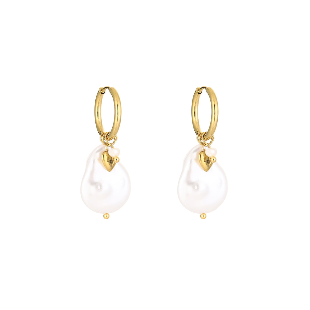 Ivory Oorbellen | Goud