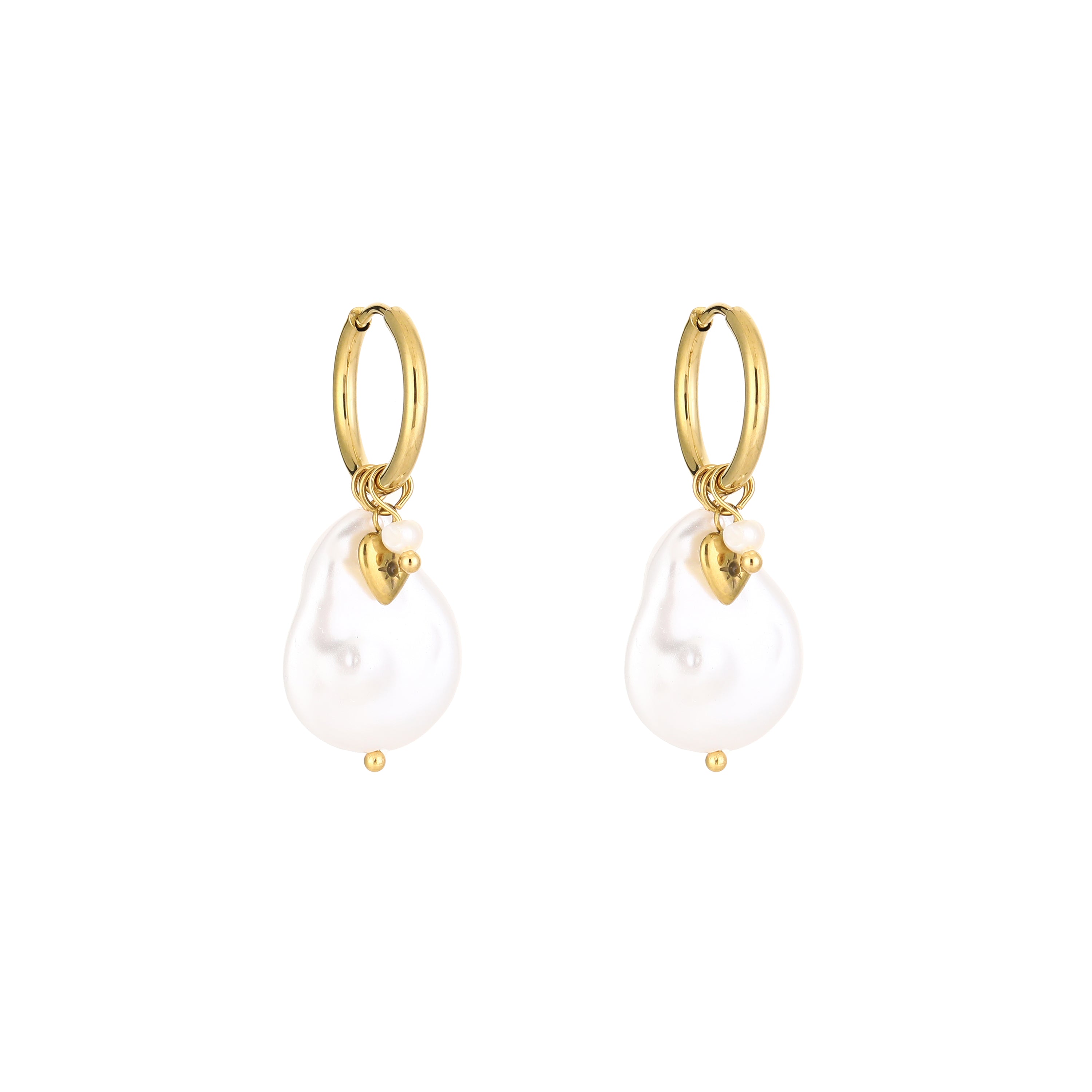 Ivory Oorbellen | Goud