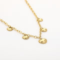 Schakelketting goud zon hart bedels