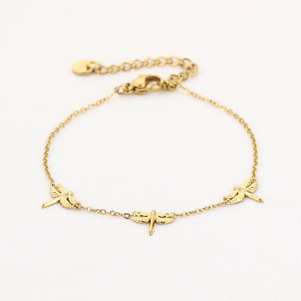 Dragonfly Armband | Goud