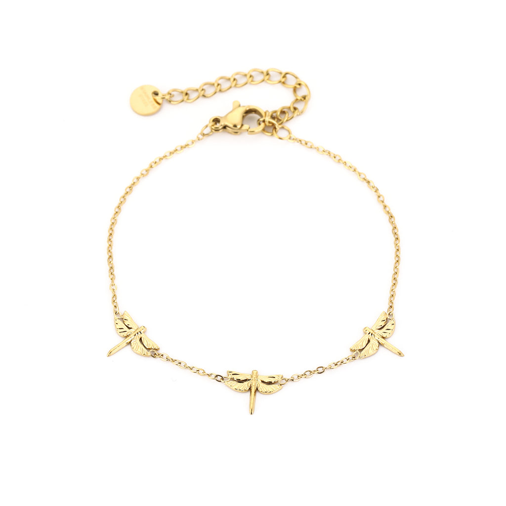 Dragonfly Armband | Goud