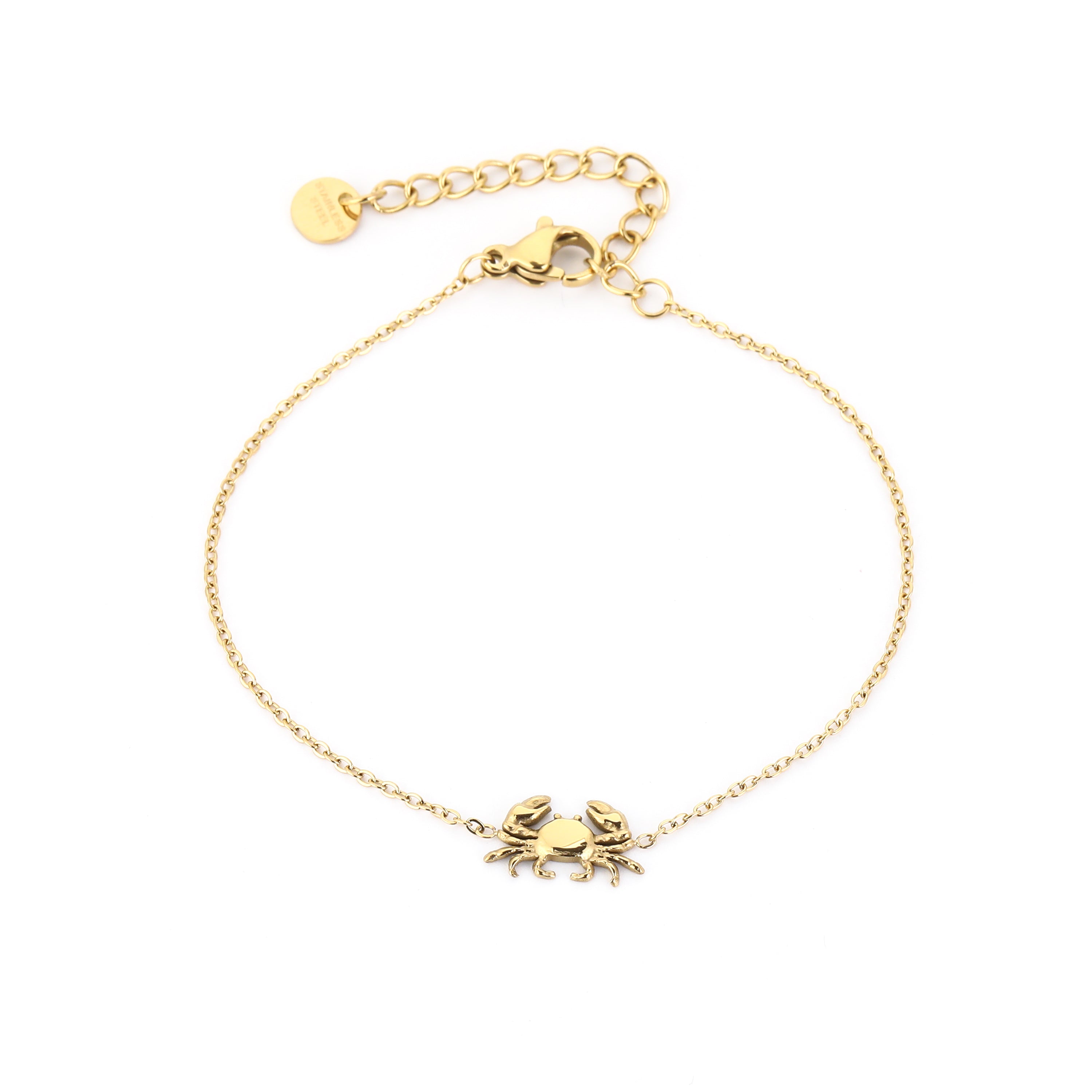 Crabby Chic Armband | Goud
