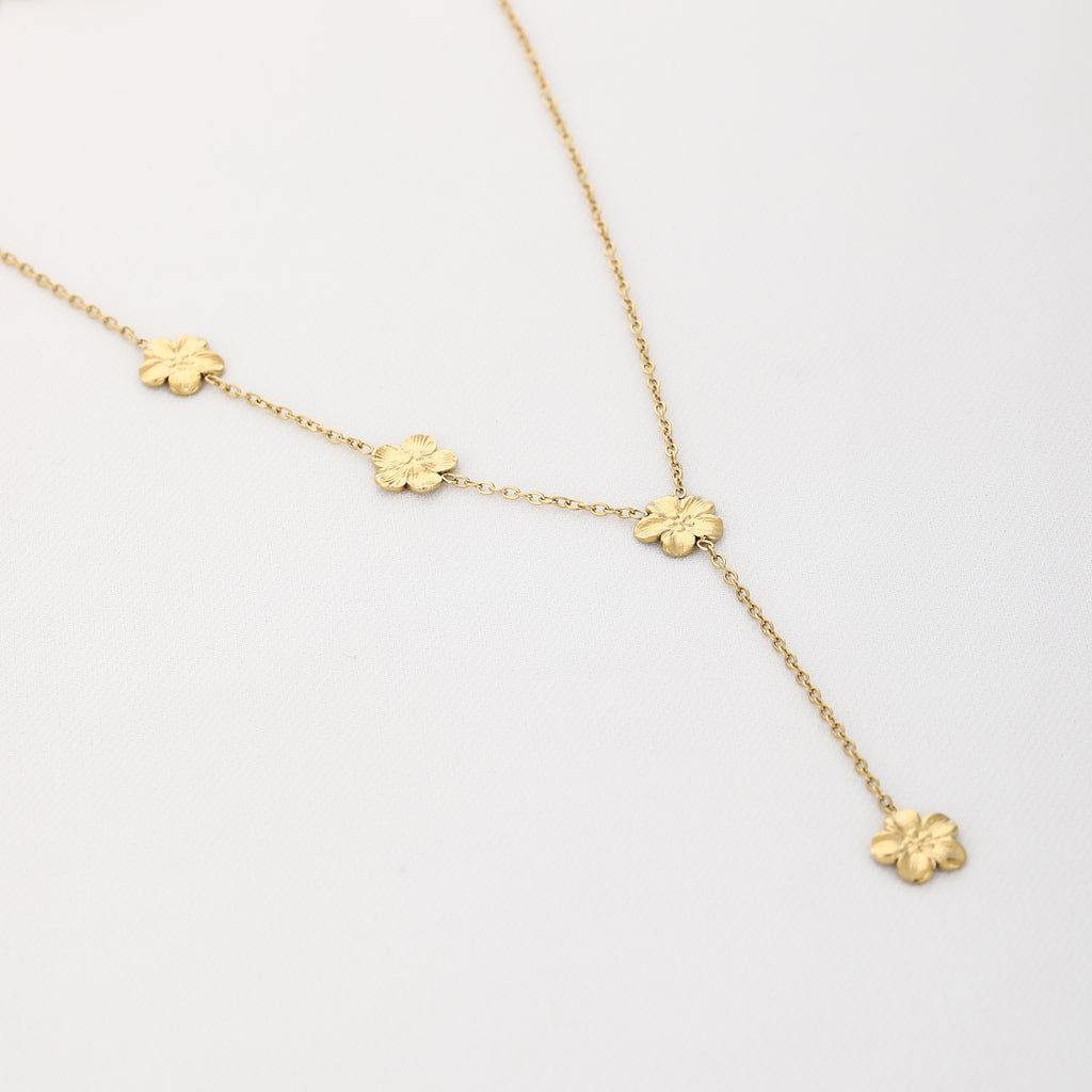 Golden Bloom Ketting | Goud