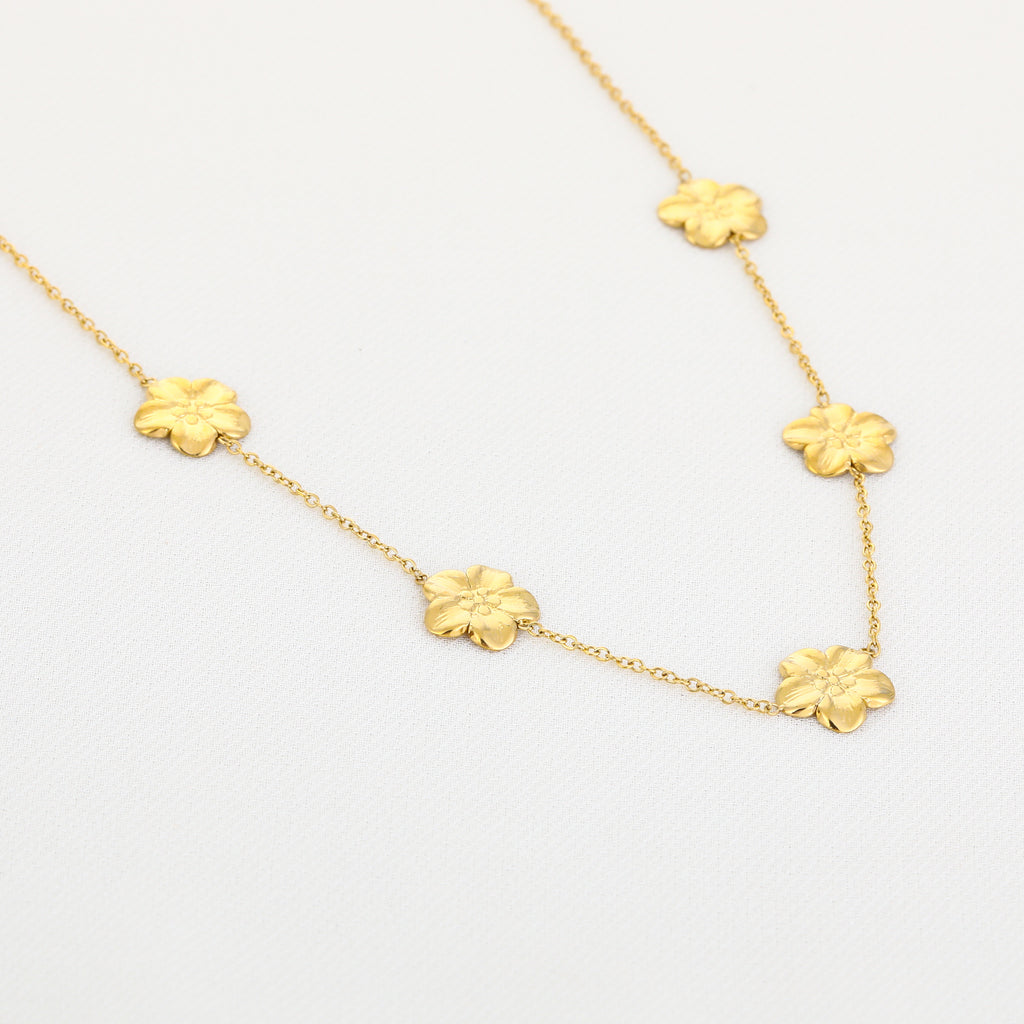Fiore Cinque Ketting | Goud