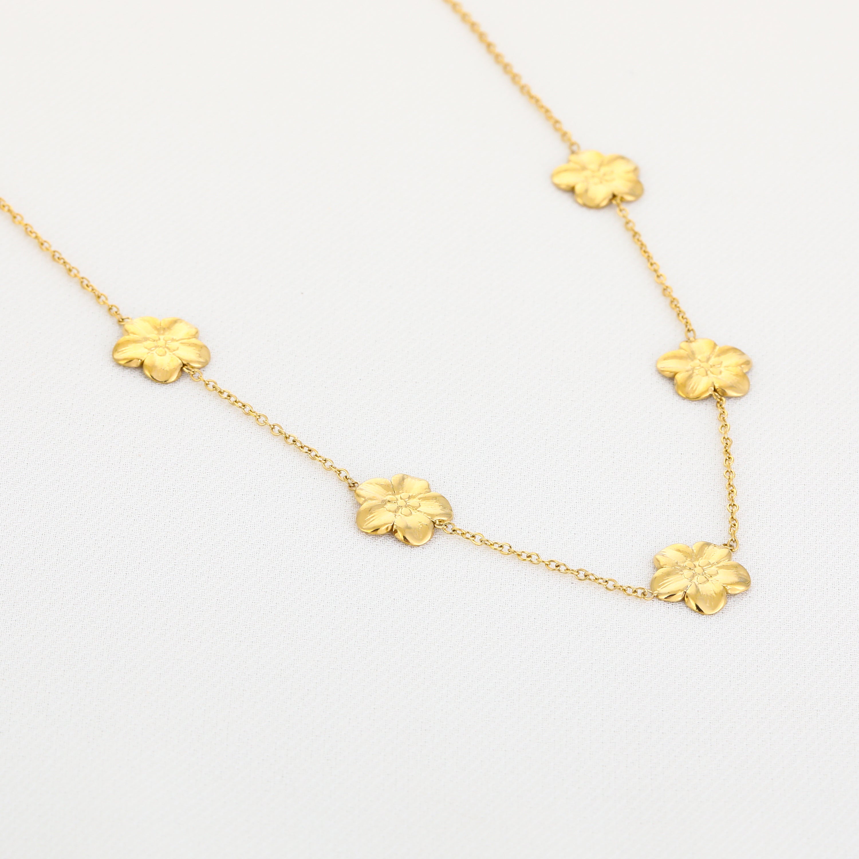 Fiore Cinque Ketting | Goud