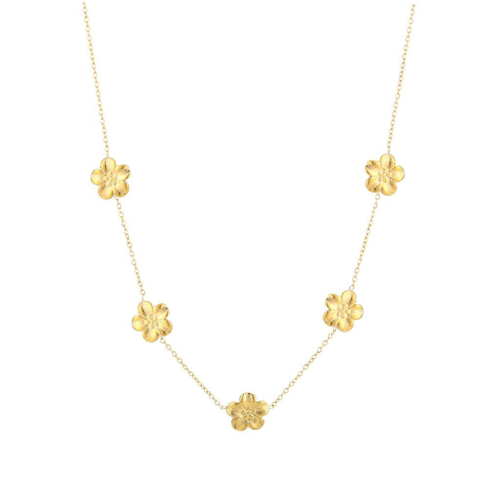 Fiore Cinque Ketting | Goud