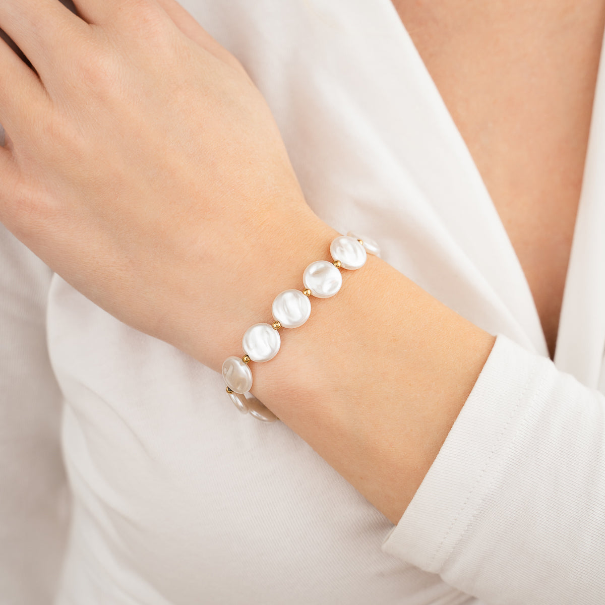 Pearl Armband | Goud